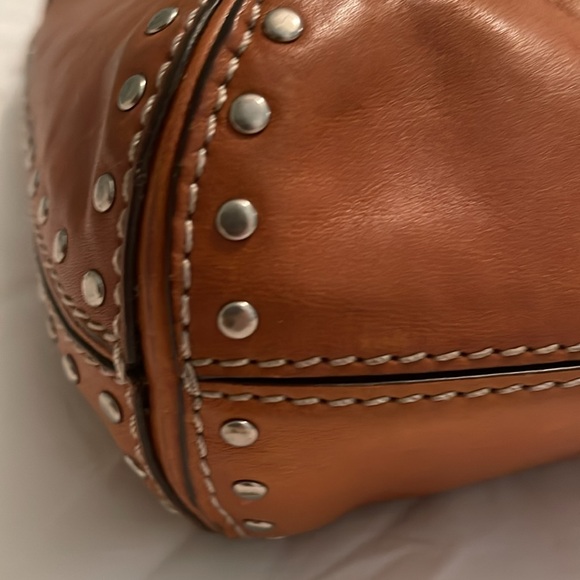 Michael Michael Kors Vintage Tan Leather Shoulder Bag - Picture 6 of 12